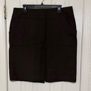 Banana Republic Black Pencil Skirt with Front Pockets